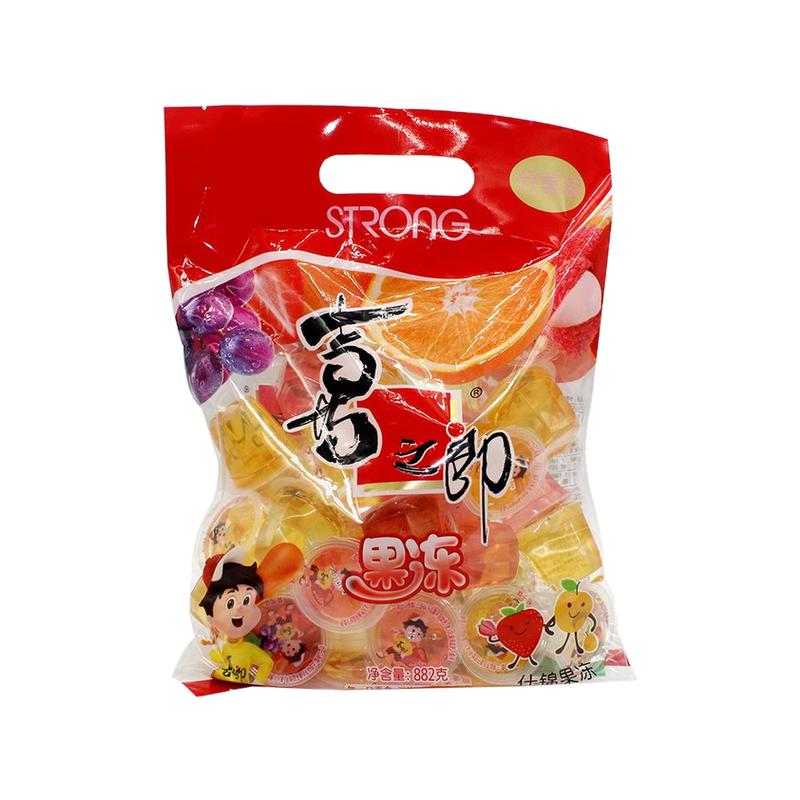 喜之郎大包装水果果冻882克什果冻/布丁