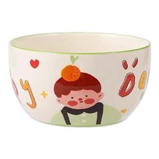 陶瓷米饭碗家用吃饭碗可爱儿童餐具个人庄要创意碗具情侣碗小碗