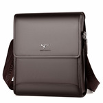 帅桐袋鼠男包2025新款真皮通勤包牛皮小背包大容量时尚单肩斜挎包