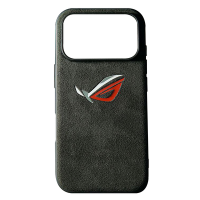 败家之眼ROG苹果翻毛皮手机壳