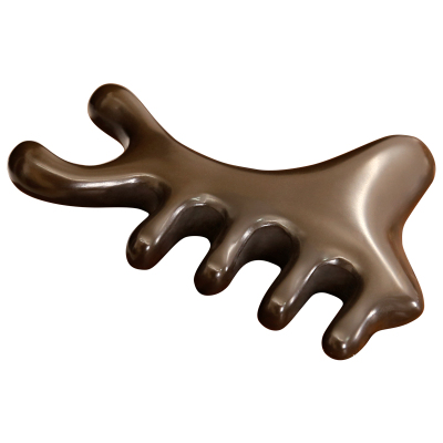 玄黄砭石大鲨鱼梳子头皮按摩梳