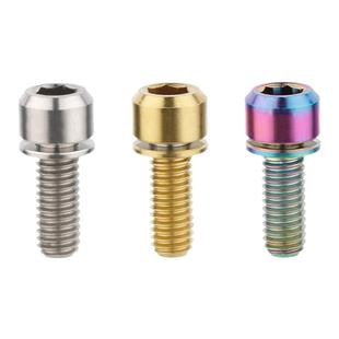 M5x16/18/20mm山地公路自行车钛合金把立坐管夹前拨固定螺丝锁死