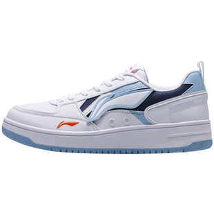 李宁板鞋男款2025秋冬新款经典男鞋青少年男生鞋子蓝色休闲运动鞋