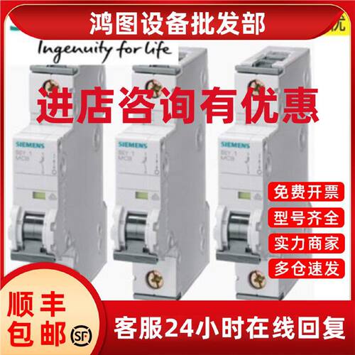 议价西门子5SY小型断路器5SY6 D0.5 1P 5SY61058CC 5SY6105-8CC