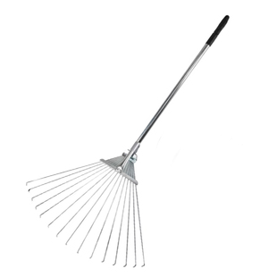 树叶耙子搂树叶枯草草坪耙家用园艺可伸缩清理庭院钢丝耙多齿晒粮