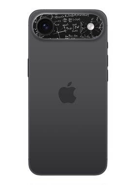 SkinAT适用于iPhone 17 Pro镜头贴 科技感图案摄像头贴膜 17 Pro Max/Air镜头保护膜 个性创意相机贴纸