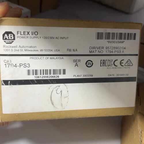 议价AB罗克韦尔1794-PS3电源模块，原装正品，带原包装盒，