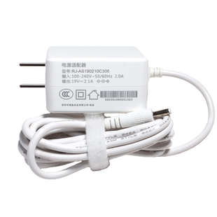 适用京造笔记本19V2.1A电源适配器充电线英特尔电脑攀升通用