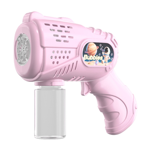 爆款网红泡泡机男女童泡泡益智玩具萌趣手持全自动电动泡泡枪灯光