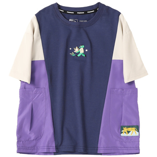 凉感女童短袖T恤儿童夏季运动上衣男童薄款打底衫2025新款速干衣