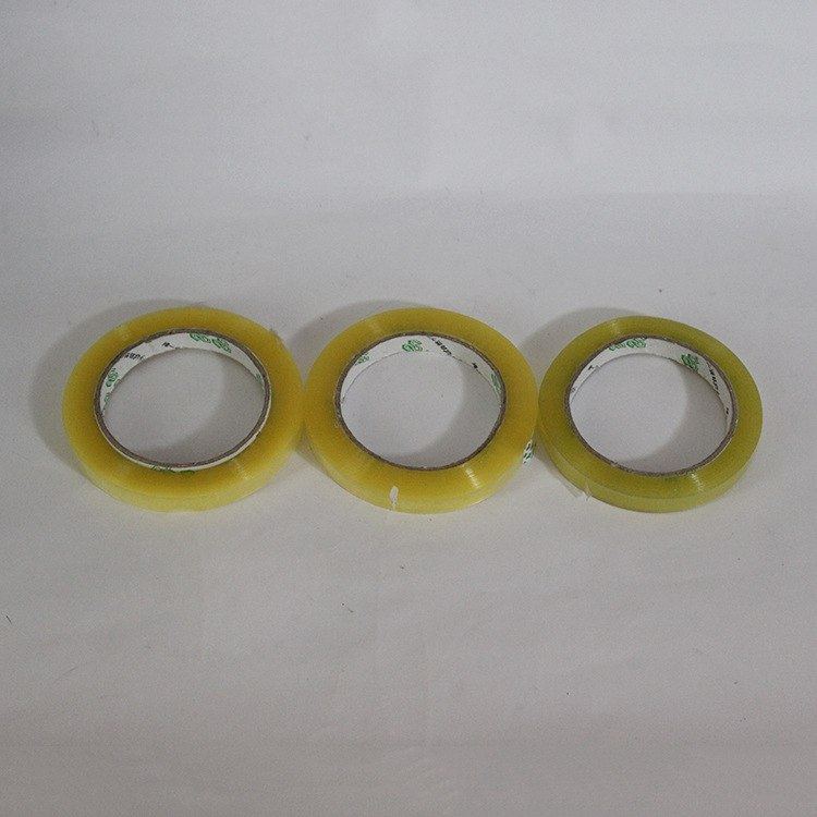 厂家直销12mm宽粘性强透明胶大文具品质芯专用粘贴小带胶带好