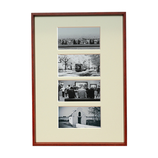 摄影展相框定制美式咖啡屋来图定做装裱画框9宫格挂墙展示收纳框