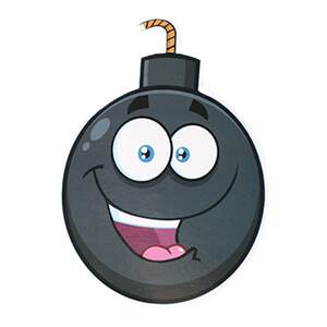 Timkids儿童英语bomb game英语课堂单词教具陷阱道具早教儿童分组玩具炸弹磁性贴
