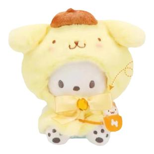 库洛米玉桂狗布丁狗着替披风美乐蒂挂件娃娃衣头套丑鱼外套玩偶大