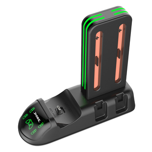 适合于任天堂Switch2游戏主机九合一座充NS2pro手柄充电座joycon2手柄四充NSPRO1代和Joycon手柄座面充电底座