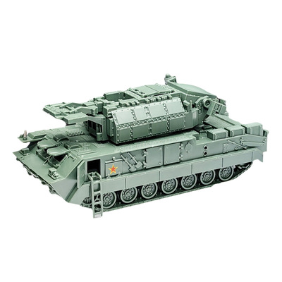 4D拼装1/72中国ZTD05两栖装甲突击车ZTZ99A坦克模型军事男孩玩具
