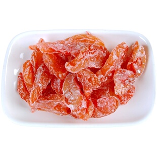 桃干水蜜桃条腌制津盐桃肉干罐装散装果脯杭州塘栖蜜饯老袁师傅
