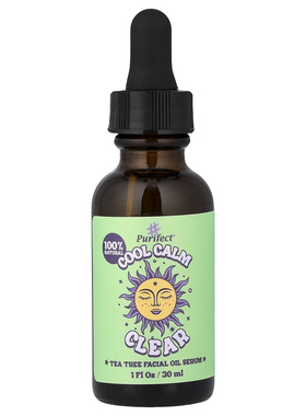 Hello Purifect,Cool Calm Clear, Tea Tree Facial Oil Serum, 1