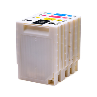 适用爱普生WF-6593墨盒EPSON WF-6093墨袋WF-8593 8093打印机T7531黑色墨水盒T7532 7533 7534颜料墨盒维护箱