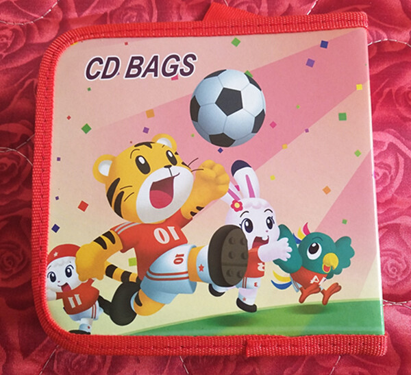 卡通CD包光盘包家用碟片盒儿童DVD收纳包40片 80片光碟包CD盒