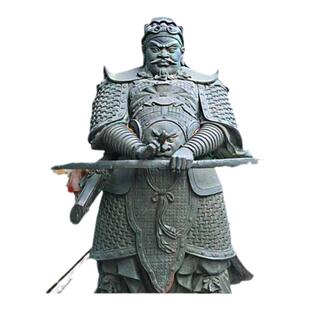 古代将军吴越王人物铸铜雕塑城市文化艺术大型玻璃钢雕像广场景区
