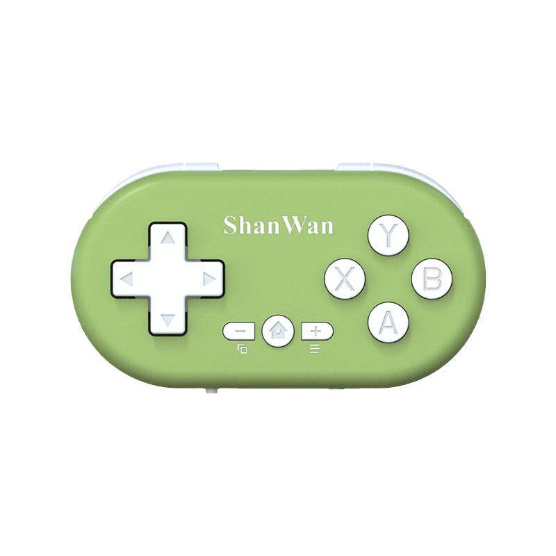 ShanWan轻薄迷你无线蓝牙Q36XDV收藏款游戏小手柄便携式多平台通用无线畅连安卓苹果MFI直连PC畅玩空间可双打