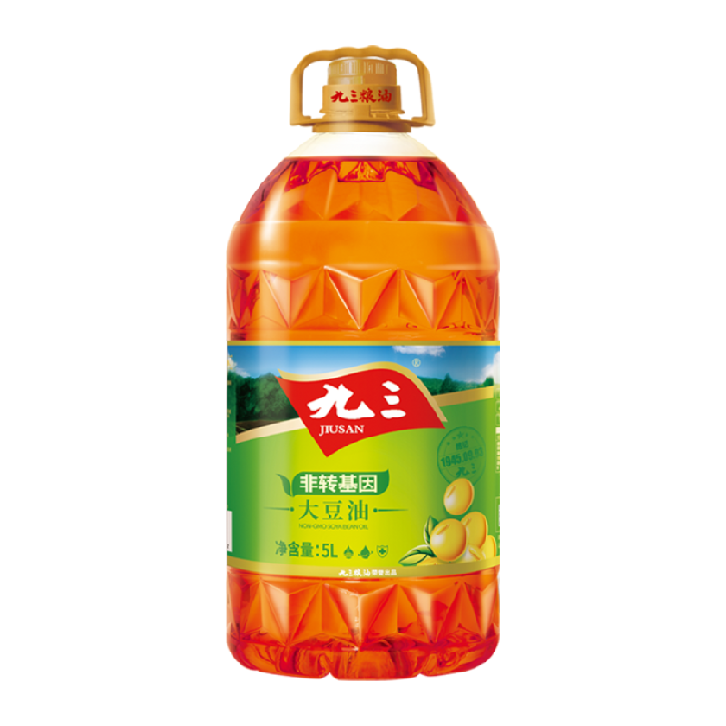 九三非转基因大豆油精炼大豆油豆香醇厚家用桶装食用油