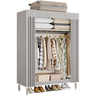 挂衣架落地卧室简易衣柜宿舍出租房用衣服置物架收纳柜子2026爆款