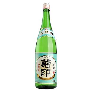 菊印本酿造清酒1.8L日式清酒烧酒米酒低度酒洋酒日料店清酒