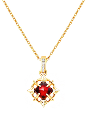 《干枯玫瑰》原创纯银糖塔项链