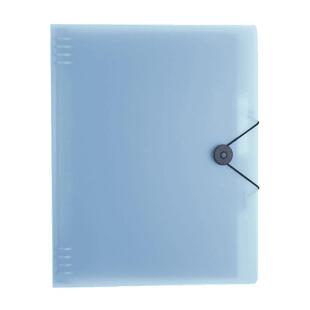 a4文件夹多层插页资料册透明收集办公塑料加厚收纳册蓝色活页档案册文件翻页收集标准型带内页整理神器多功能