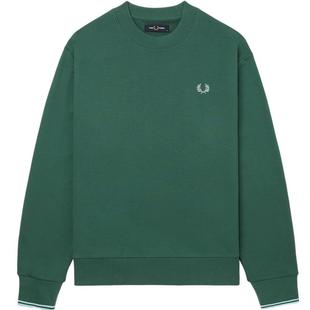 FRED PERRY男装圆领卫衣2025秋季新款简约基础款套头衫上衣M7535X
