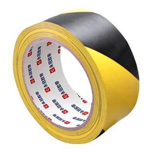 永冠新材 PVC黑黄警示胶带胶布 斑马线黄色不留胶 地面反光贴加厚