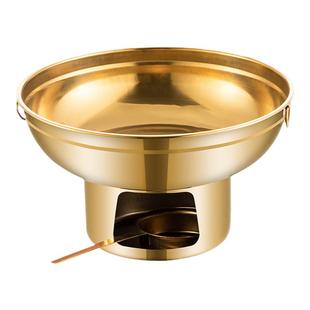 新式不锈钢干锅固体酒精炉小火锅干锅锅具商用锅仔炉子家饭店专用