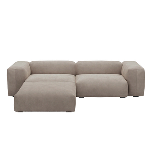 北欧客厅豆腐块布艺沙发灯芯绒可拆洗公寓民宿奶油风沙发现代简约