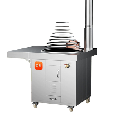 304不锈钢锅圈款柴火灶家用农村烧木柴无烟大锅台特厚户外土灶台