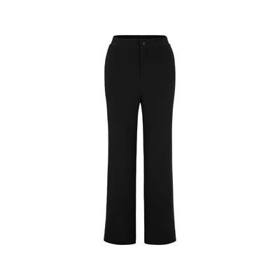 MARYLING黑色微喇长裤