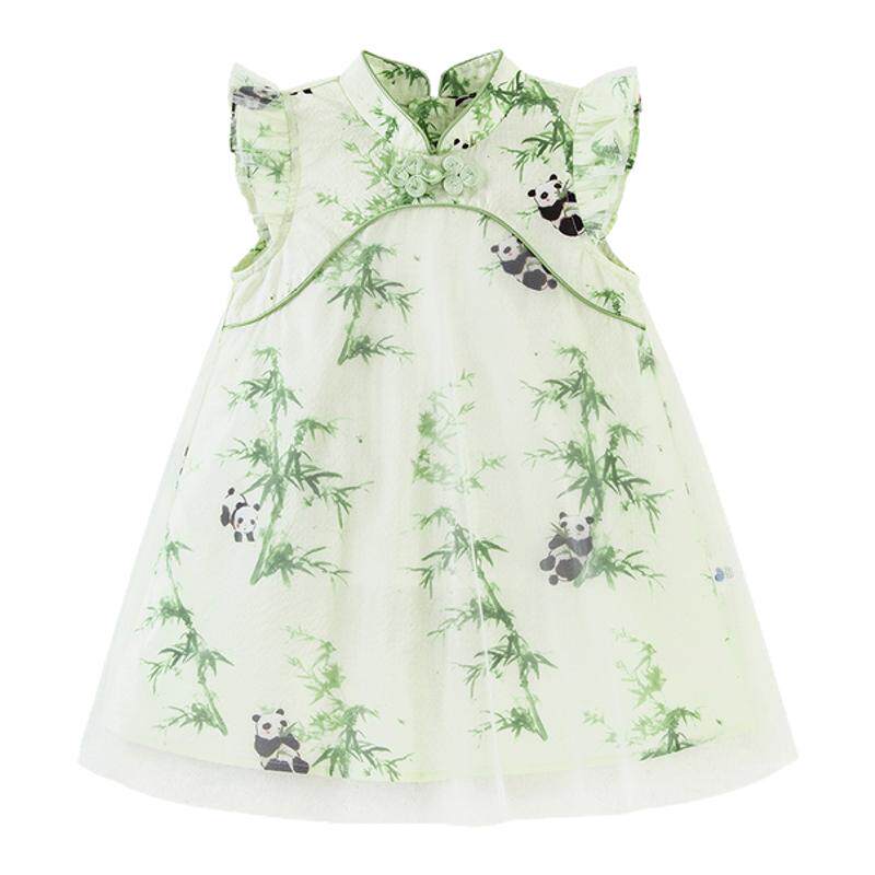 迷你巴拉巴拉女童旗袍连衣裙夏季国风