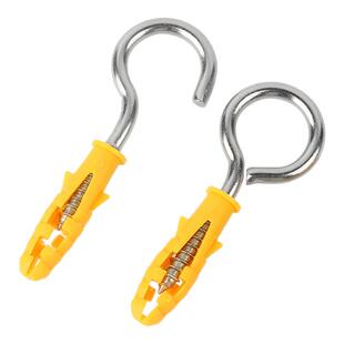 304不锈钢羊眼螺丝钉羊眼钩灯钩膨胀挂钩吊环自攻螺丝铁问号勾子