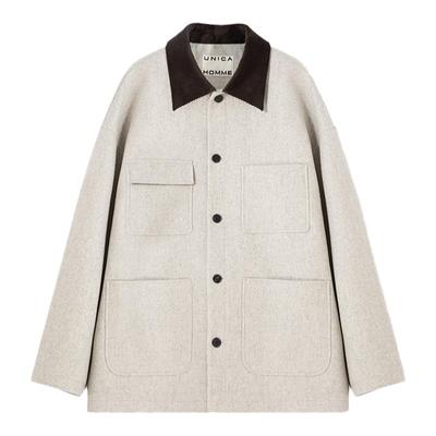 UNICAHOMME羊毛呢拼领外套套装