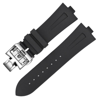 适用江诗丹顿硅胶手表带VC纵横四海47040 47450 49020 49150男士