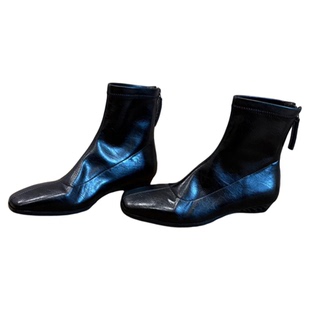 BANFANG女鞋弹力瘦瘦靴2025新款今年流行爆款靴子黑色短靴