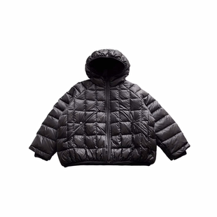 男童轻薄羽绒棉服2025新款儿童帅气亮面短款棉衣男孩加厚冬装外套