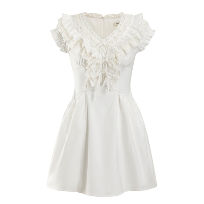 SunsetPark白色蕾丝公主裙