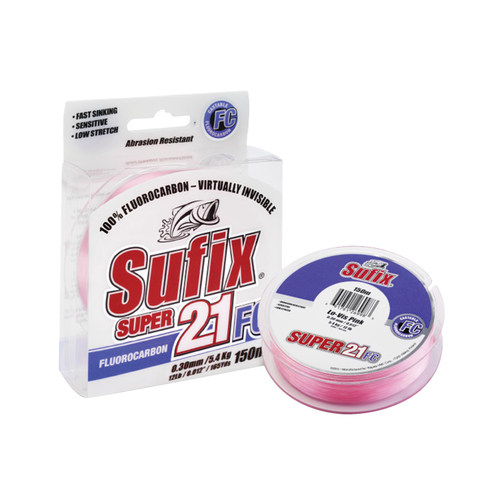 原装进口SUFIX梭飞士超级21FC 碳线碳氟线碳素线 150米路亚鱼线