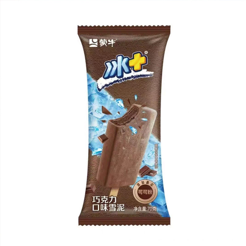 蒙牛冰+巧克力口味雪泥冰棒