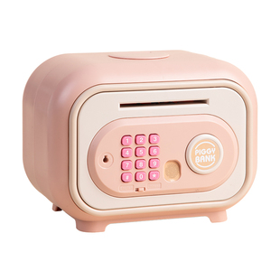 儿童存钱罐只进不出女孩2026新款男孩款储存储蓄神器指纹密码钱箱