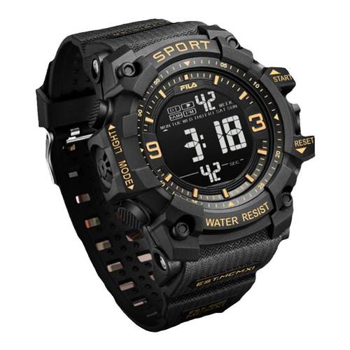 FILA斐乐电子手表运动防水男初高中大学生多功能夜光腕表礼物6564