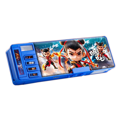 哪吒密码锁文具盒男孩款多功能铅笔盒女生儿童哪咤笔袋男孩2026新款高颜值文具袋男孩子大容量笔盒小学生用男