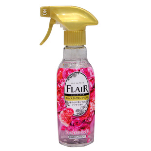 日本原装进口花王FLAIR衣物柔顺护理喷雾除臭抗皱去静电270ml花香